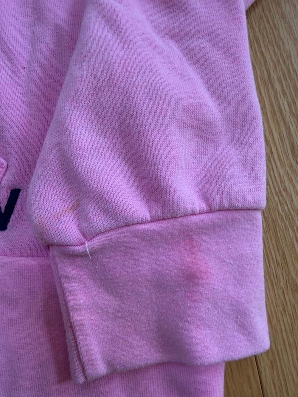 Aviator Nation  neon Pink Zip unisex Hoodie with Rainbow print  in large . - Picture 8 of 12